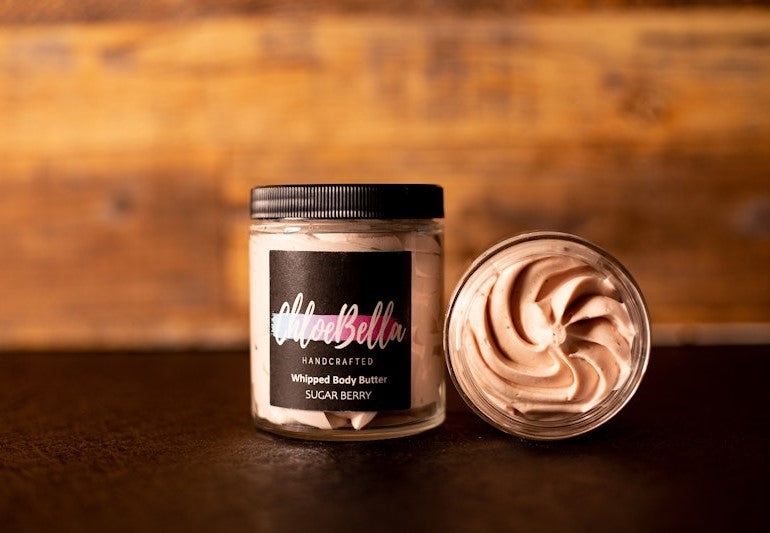 Sugar Berry Body Butter Moisturizer - ChloeBella Handcrafted