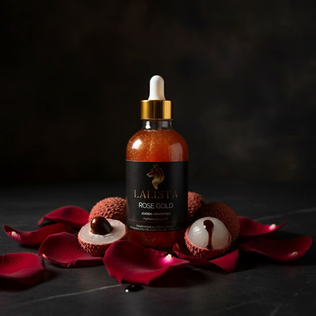 Rose Gold Hydrating Body Oil - ChloeBella Handcrafted