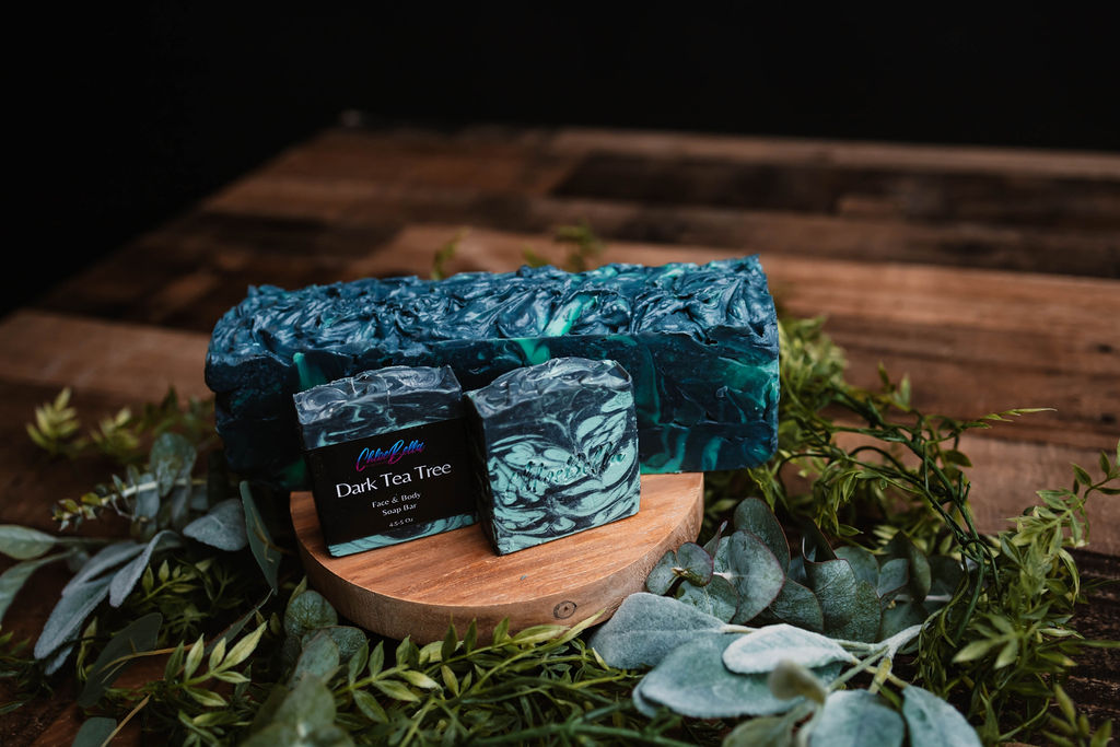 Dark Tea Tree Soap Body Bar - ChloeBella Handcrafted