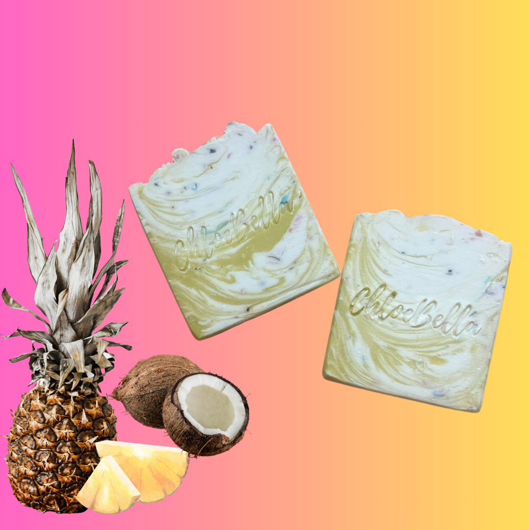 Pina Colada Soap Bar - ChloeBella Handcrafted