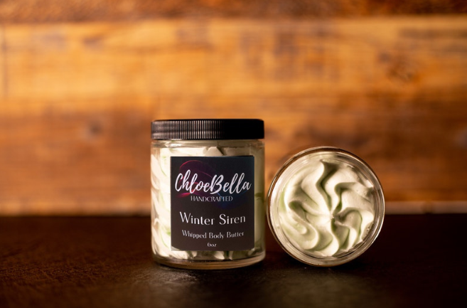 Winter Siren Body Butter Moisturizer - ChloeBella Handcrafted