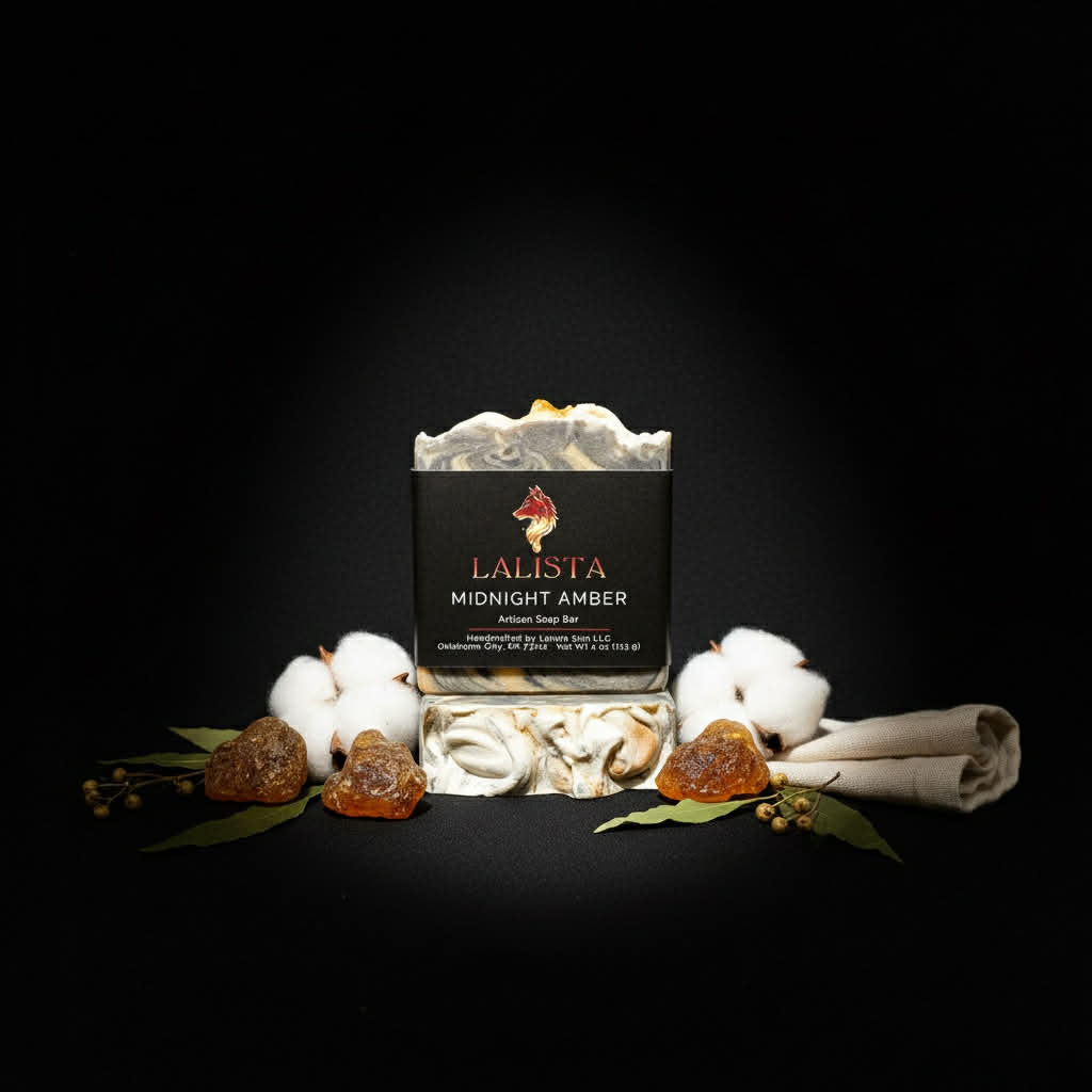 Midnight Amber Soap Bar - ChloeBella Handcrafted