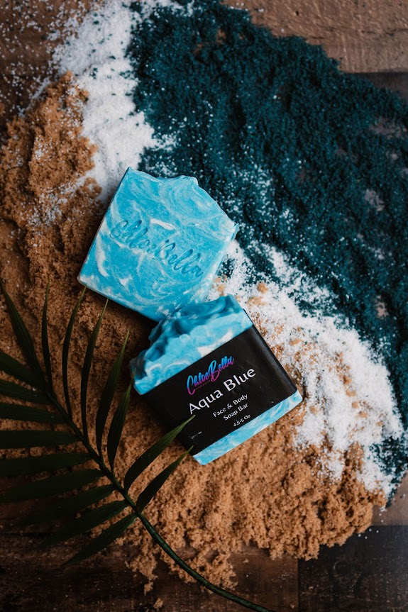 Aqua Blue Soap Bar