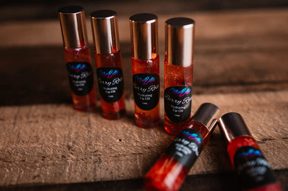 Berry Rose Hydrating Lip Oil - ChloeBella Handcrafted