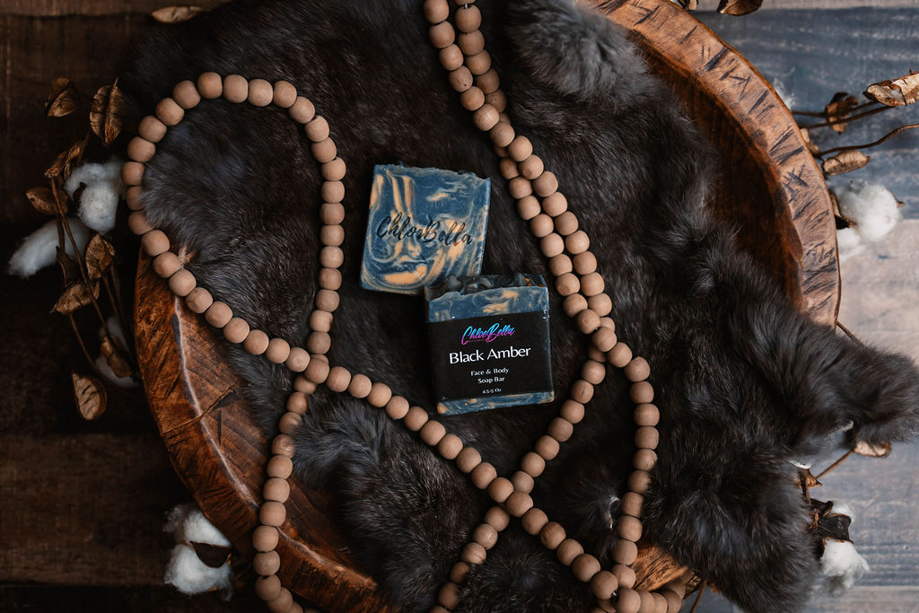 Black Amber Soap Bar - ChloeBella Handcrafted