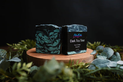 Dark Tea Tree Soap Body Bar - ChloeBella Handcrafted