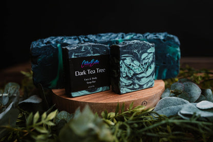 Dark Tea Tree Soap Body Bar - ChloeBella Handcrafted