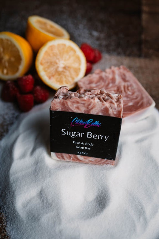 Sugar Berry Soap Bar - ChloeBella Handcrafted